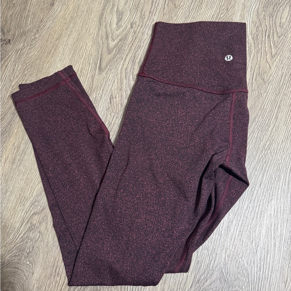 Lululemon Burgundy Leggings